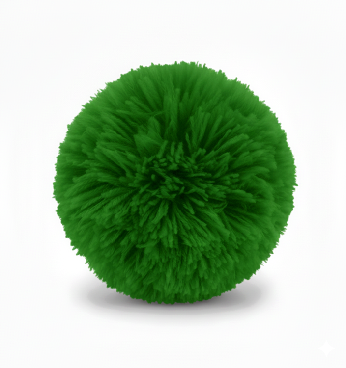 Kolorowe zielony gucci kulki z włóczki z mocowaniem – akcesoria DIY do torebek, girland i tekstyliów.png