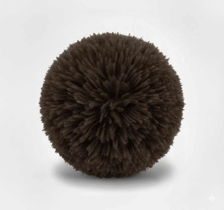 Stylowe pompony z włóczki brązowe – prosty sposób na wyjątkowe wykończenie każdego projektu.png