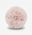 Dekoracyjne pompony DIY z włóczki – jasny różowy, ze sznurkiem do samodzielnego mocowania.png