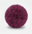 Fuksjowy pompon dekoracyjny z włóczki, średnica ok. 7 cm, ze sznurkiem do łatwego przymocowania.png